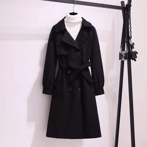 Mid - length thick woolen coat for women - Negative Apparel