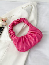 Minimalist Snap Button Ruched Bag - Negative Apparel