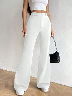 MOOSTA High Waist Flare Leg Pants - Negative Apparel