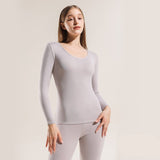 Negative Apparel Women's Long Sleeve Muscle Top – Solid Color, Body Sculpting & Warming - Negative Apparel