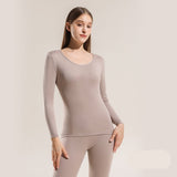 Negative Apparel Women's Long Sleeve Muscle Top – Solid Color, Body Sculpting & Warming - Negative Apparel