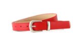 New cross - border women's pin buckle small belt thin belt simple dress student jeans accessories pu leather belt - Negative Apparel