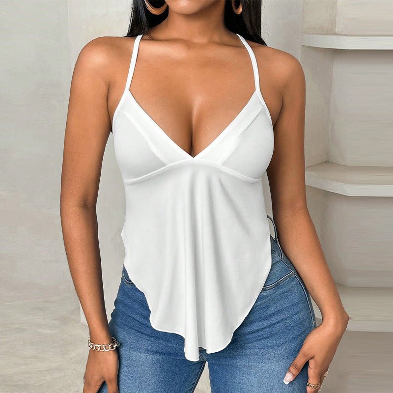 New European and American suspender tops sexy beach vest - Negative Apparel