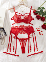 New exquisite thin gathered bra set - Negative Apparel