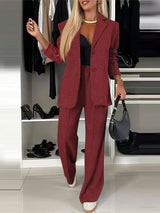 New fashion textured casual suits for women - Negative Apparel