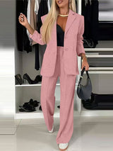 New fashion textured casual suits for women - Negative Apparel