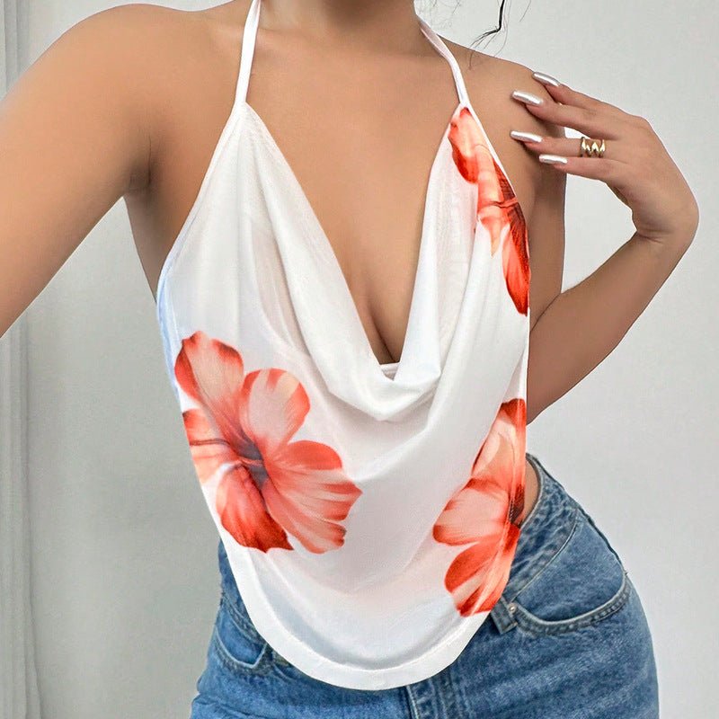 New holiday style Spice Girls suspender vest neck top - Negative Apparel
