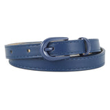 New pin buckle thin belt for women all - match high - end clothing matching PU belt - Negative Apparel
