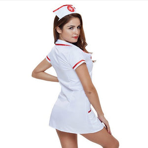 New pure white female nurse uniform - Negative Apparel