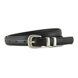 New summer fashion personality candy color silver buckle dopamine silver INS style decoration ladies belt dress leather - Negative Apparel