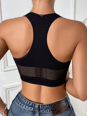 New vest bra full cup waist - revealing hollow push - up breathable bra - Negative Apparel