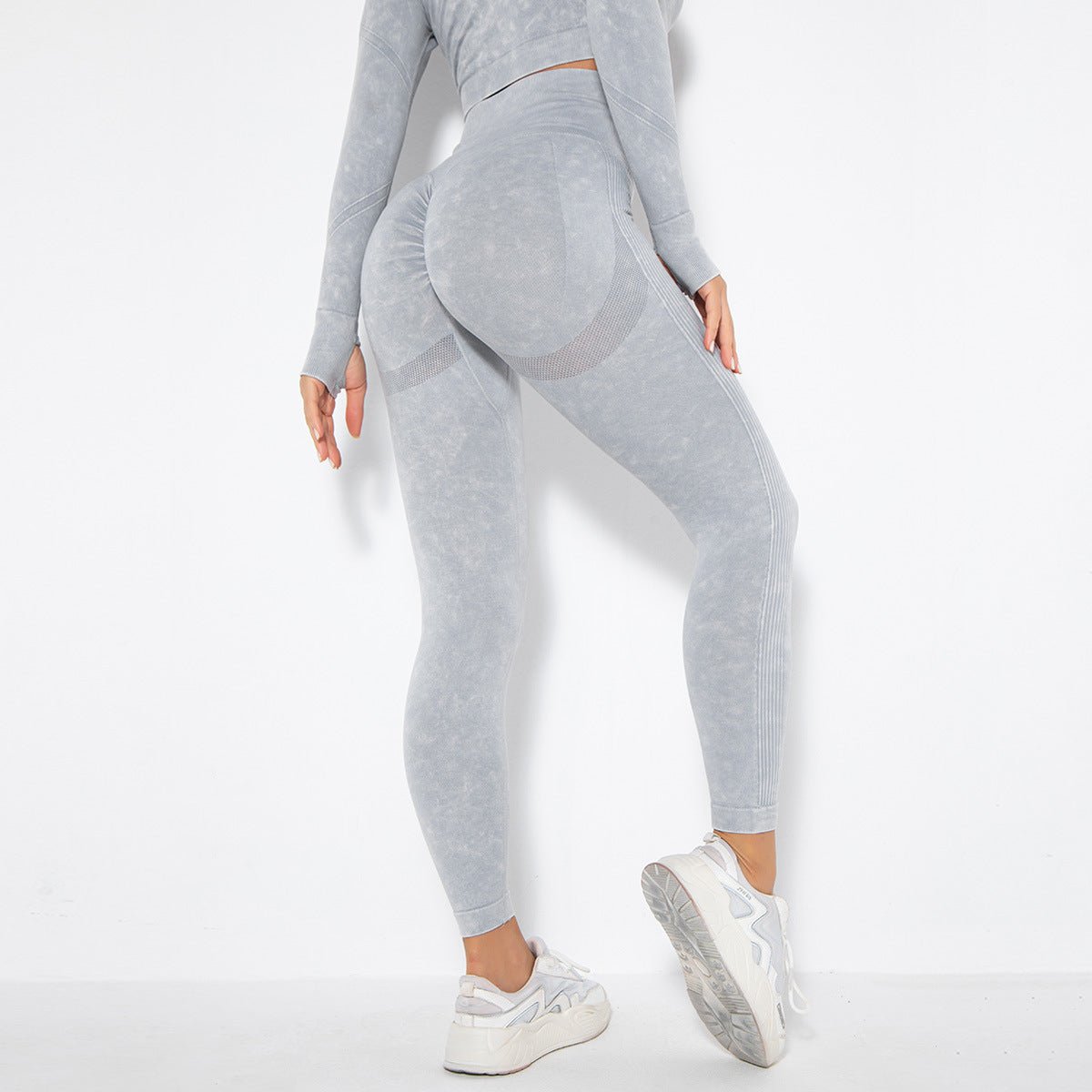 Peach Bloom Leggings | Romantic. Resilient. Radiant. - Negative Apparel