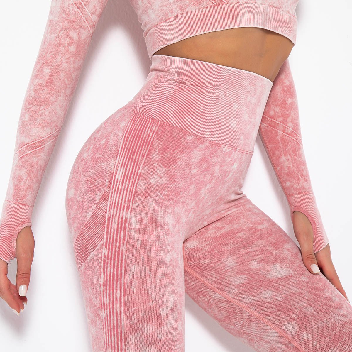 Peach Bloom Leggings | Romantic. Resilient. Radiant. - Negative Apparel