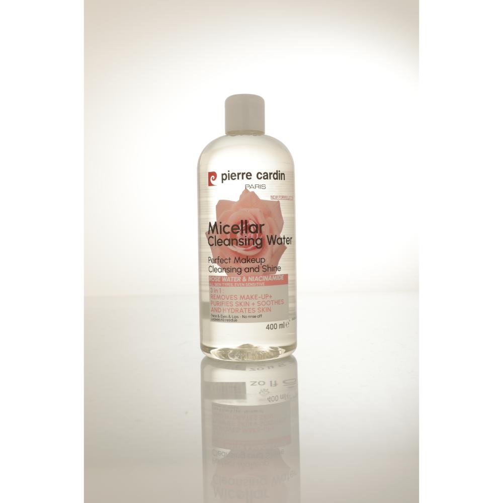 Pierre Cardin Paris Cleansing Micellar Water 400ml - With Rose Water And Niacinamide - Negative Apparel