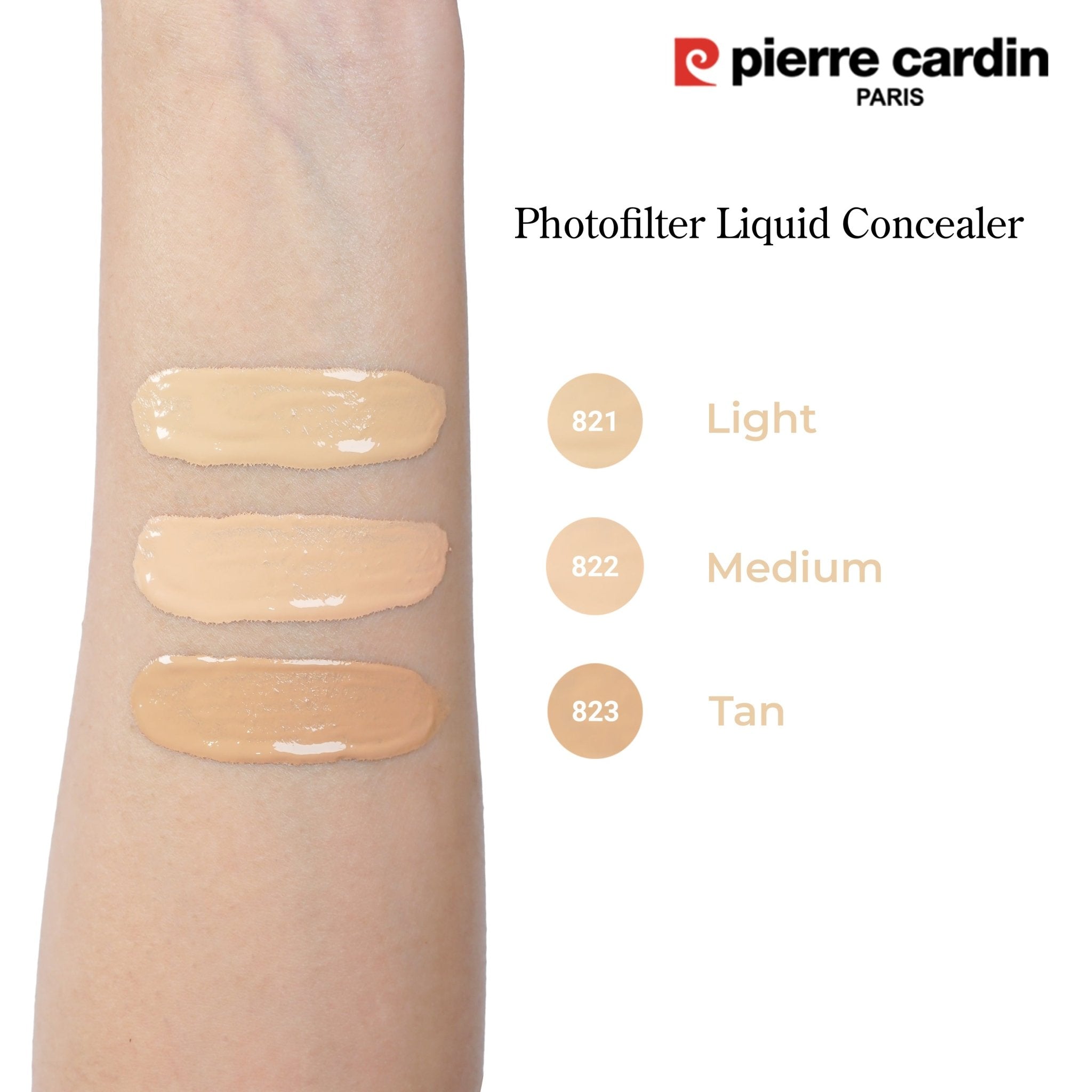 Pierre Cardin Paris Photofilter Liquid Concealer - Negative Apparel