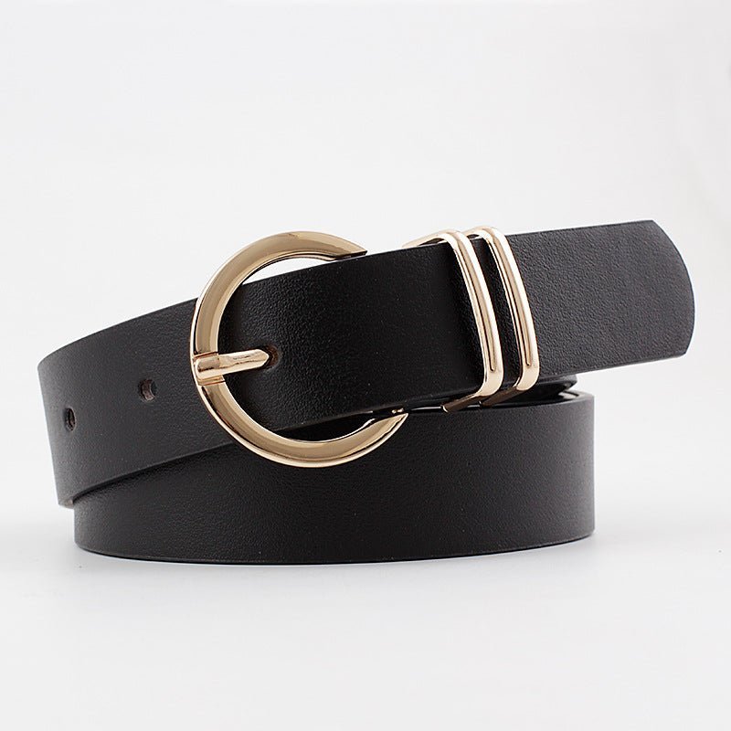 Pin Buckle Double Ring Belt - Negative Apparel