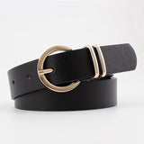 Pin Buckle Double Ring Belt - Negative Apparel