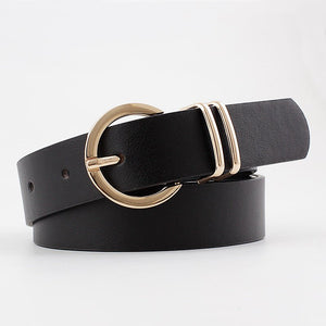 Pin Buckle Double Ring Belt - Negative Apparel