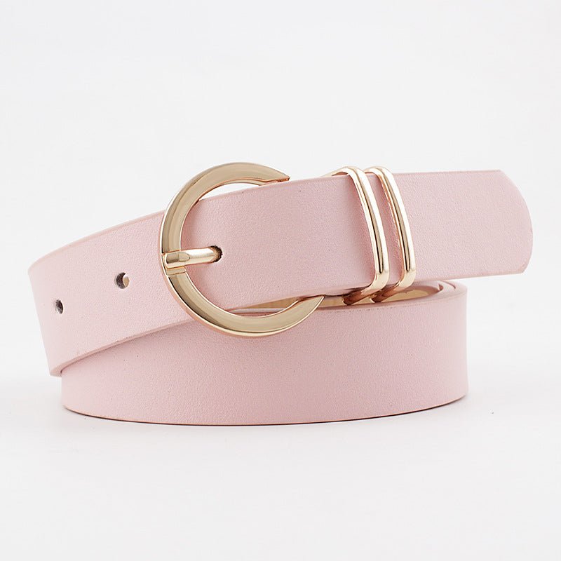 Pin Buckle Double Ring Belt - Negative Apparel