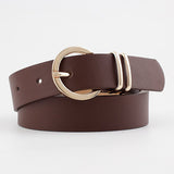 Pin Buckle Double Ring Belt - Negative Apparel
