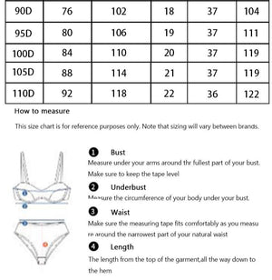 Plus size bra thin beautiful back sxy plus size underwear with steel ring gathered large size bra - Negative Apparel