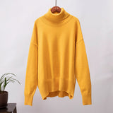 Premium solid color turtleneck sweater - Negative Apparel