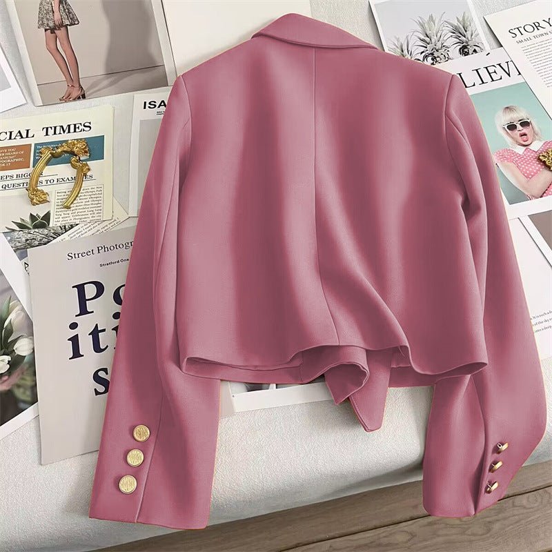 Retro Small Stylish Blazer for Women - Negative Apparel