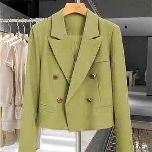 Retro Small Stylish Blazer for Women - Negative Apparel
