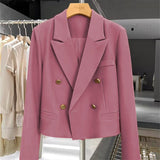 Retro Small Stylish Blazer for Women - Negative Apparel
