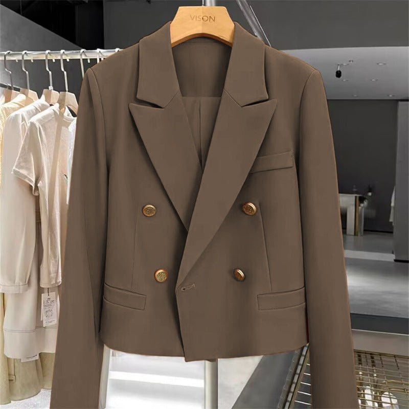 Retro Small Stylish Blazer for Women - Negative Apparel