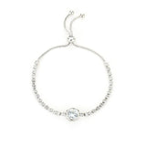 Rose gold heart zircon bracelet versatile high - end female alloy diamond ladies bracelet bracelet jewelry - Negative Apparel