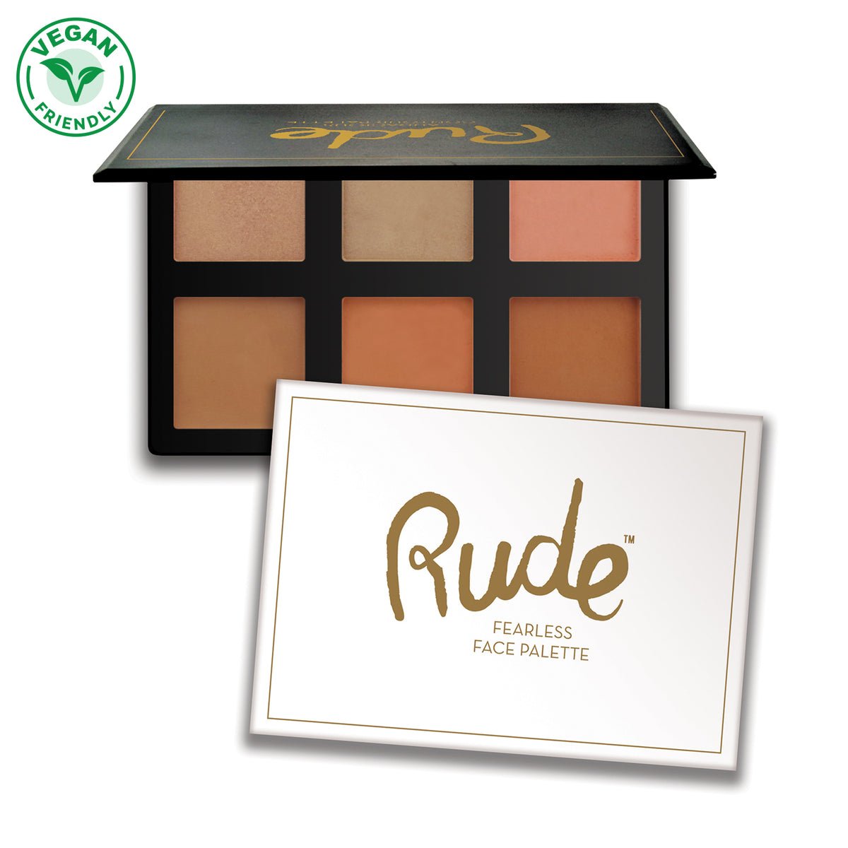 Rude Fearless Face Palette - Negative Apparel