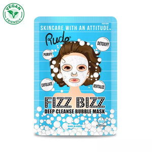 Rude Fizz Bizz Cleanse Bubble Single Mask - Negative Apparel