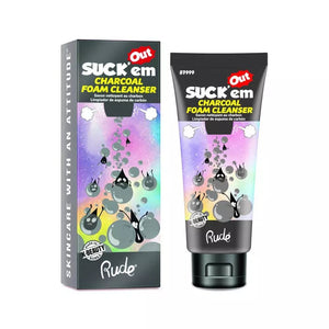 Rude Foam'em Out Charcoal Foam Cleanser - Negative Apparel