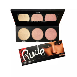 Rude Highlighting Shimmer Trio - Negative Apparel