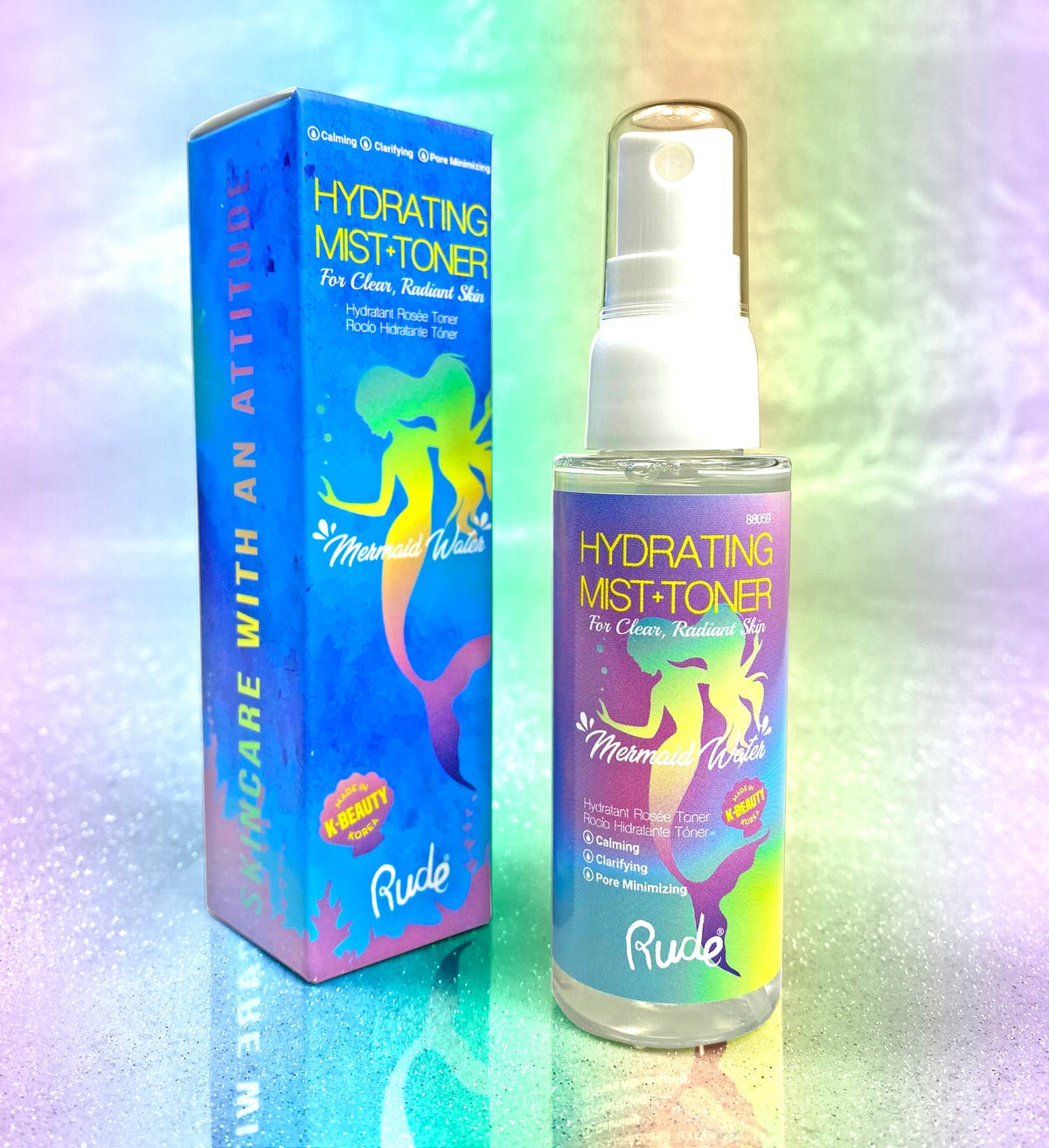 Rude Mermaid Water Hydrating Mist Toner - Negative Apparel