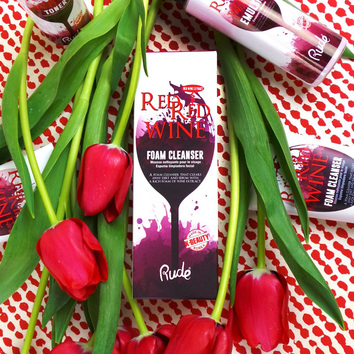 Rude Red Red Wine Foam Cleanser - Negative Apparel