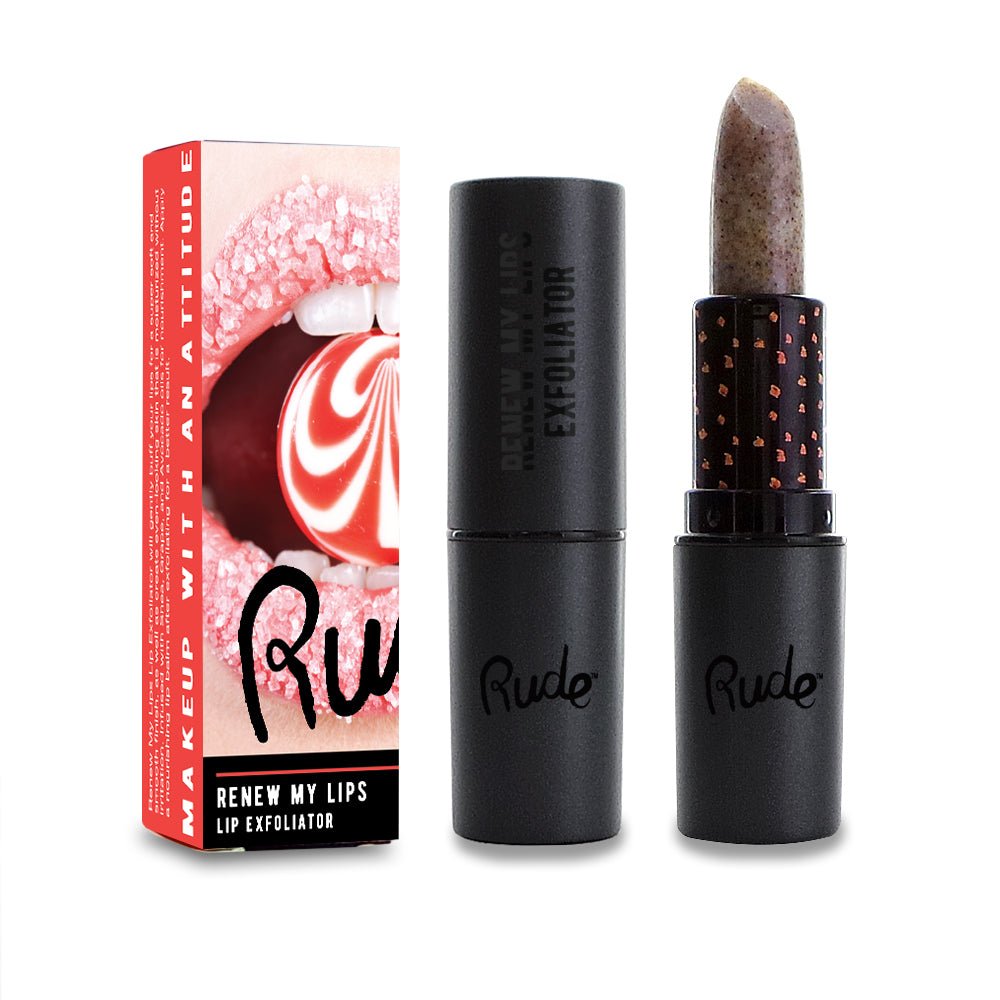 Rude Renew My Lips Lip Exfoliator - Negative Apparel