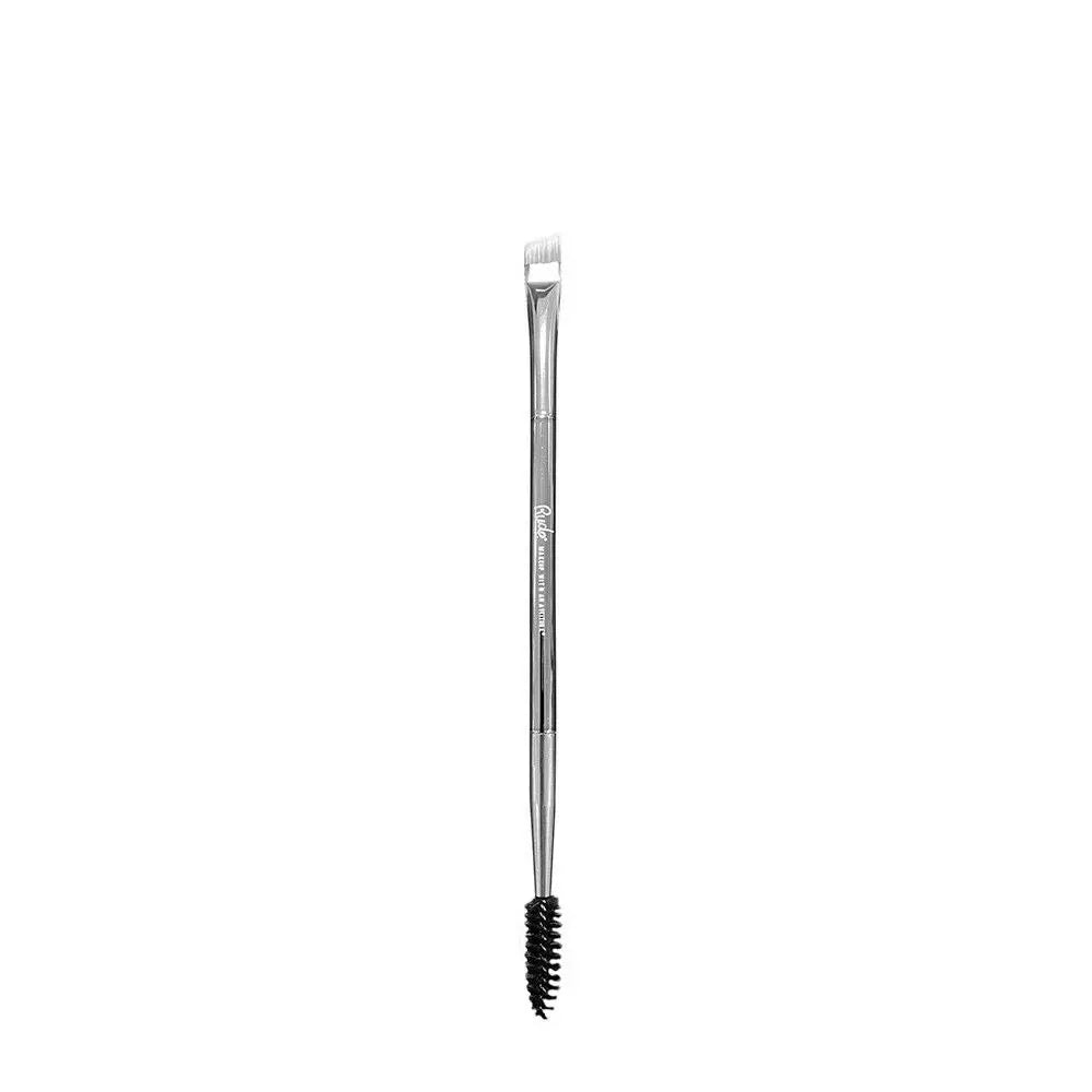 Rude Silver Bullet Duo Eyebrow Brush - Negative Apparel