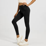 Sculpting Bloom | High - Waist Peach Lift Yoga Leggings - Negative Apparel