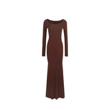 Sculpting Silhouette | Long Sleeve Body - Contouring Maxi Dress - Negative Apparel