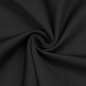 Serene Siren | V - Neck Long Sleeve Pleated Cross Maxi Dress - Negative Apparel