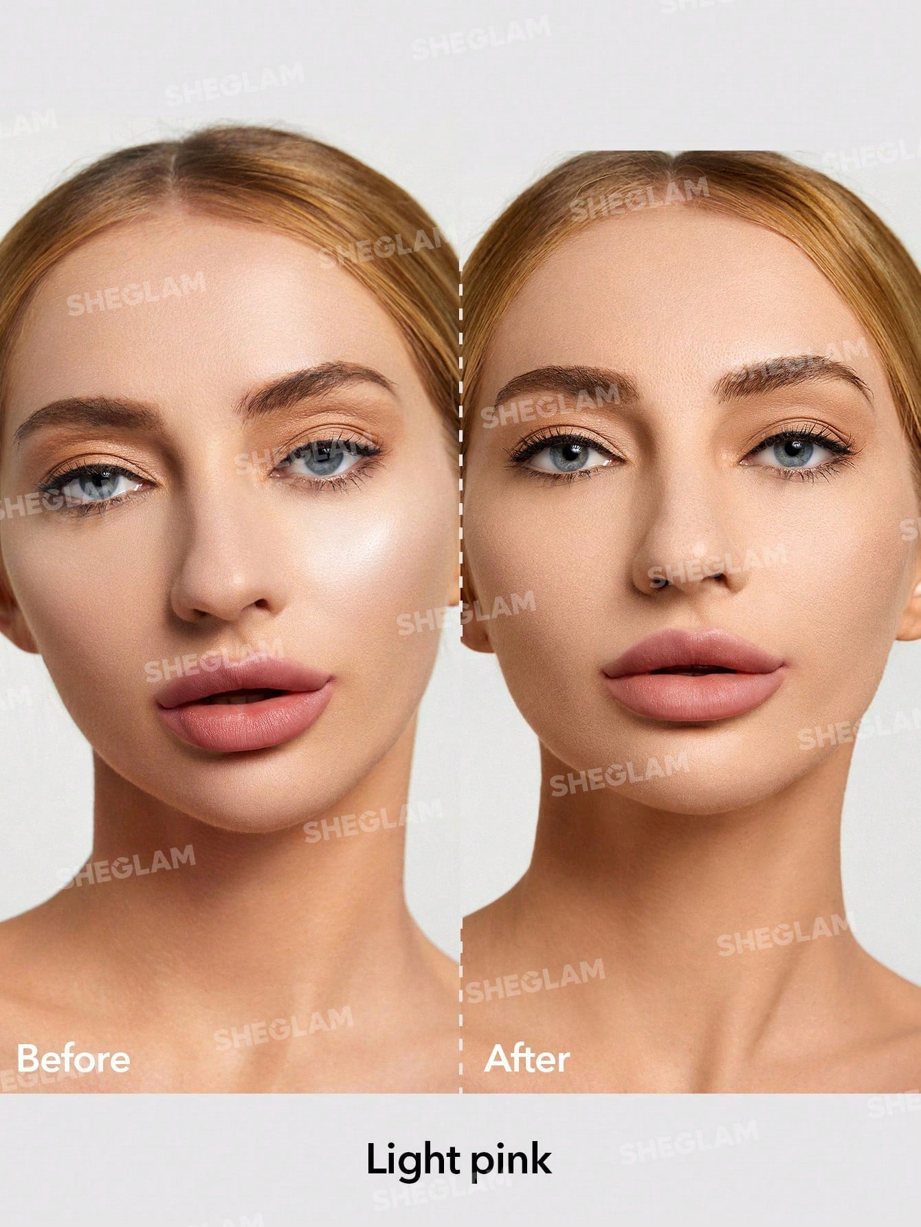 SHEGLAM Baked Glow Setting Powder-Light Pink  Oil Control Loose Setting Powder - Negative Apparel