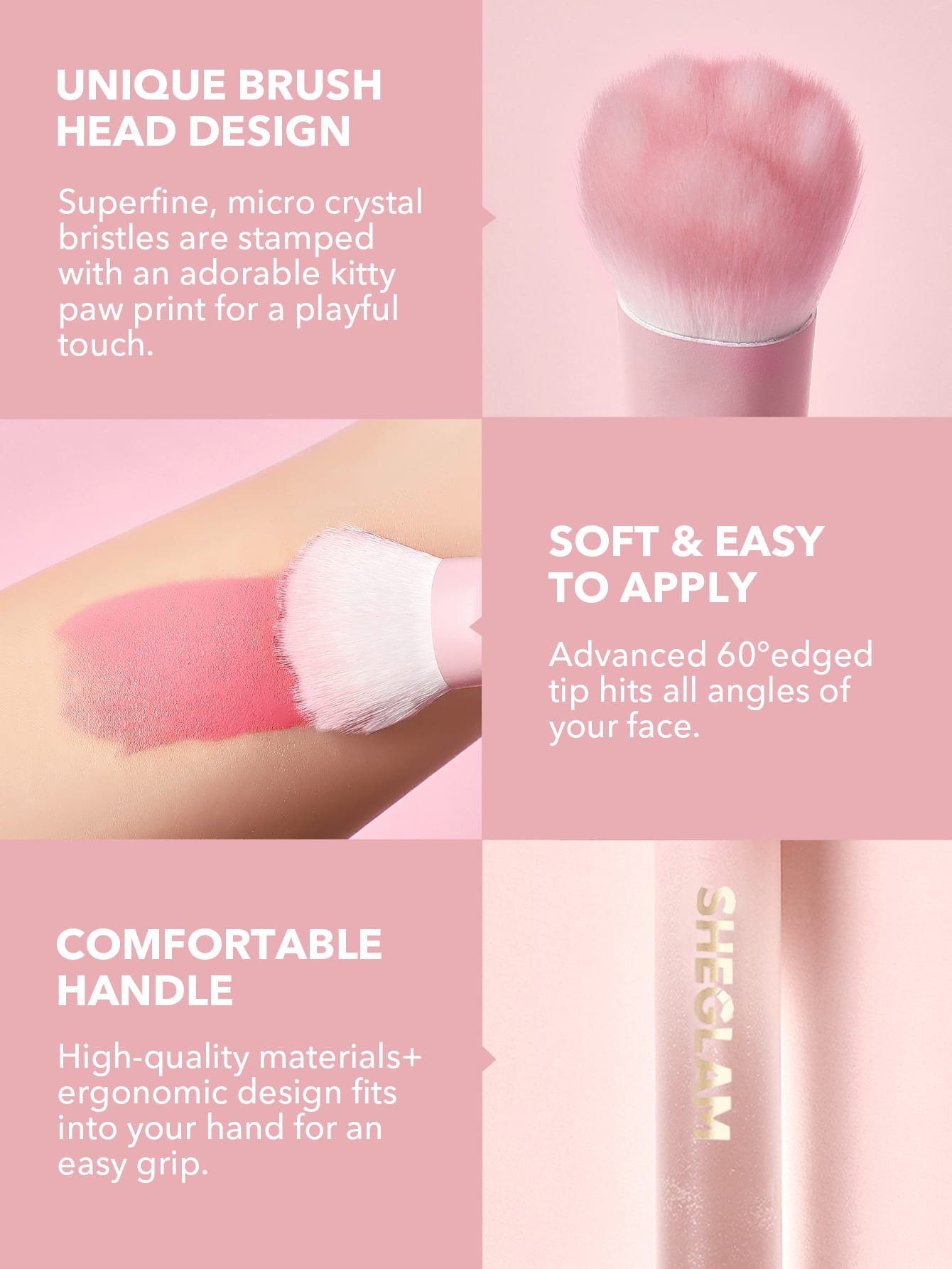 SHEGLAM Color Bloom Liquid Blush Brush - Negative Apparel