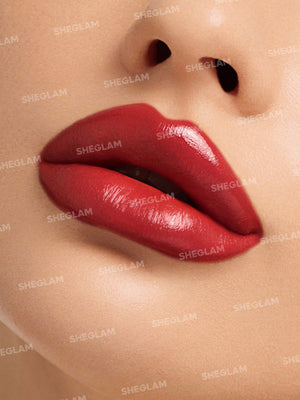 SHEGLAM Creme Allure Lipstick - Nude 8 Colors Moisturizing  Lipstick Lip Glow Nourishing Essence Hydrating Lip Care - Negative Apparel