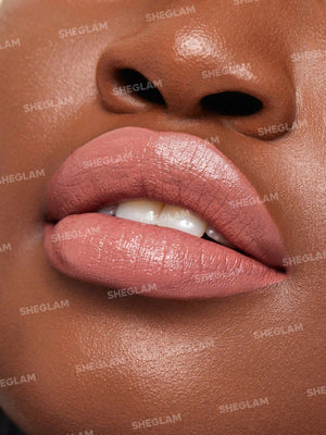 SHEGLAM Creme Allure Lipstick - Nude 8 Colors Moisturizing  Lipstick Lip Glow Nourishing Essence Hydrating Lip Care - Negative Apparel