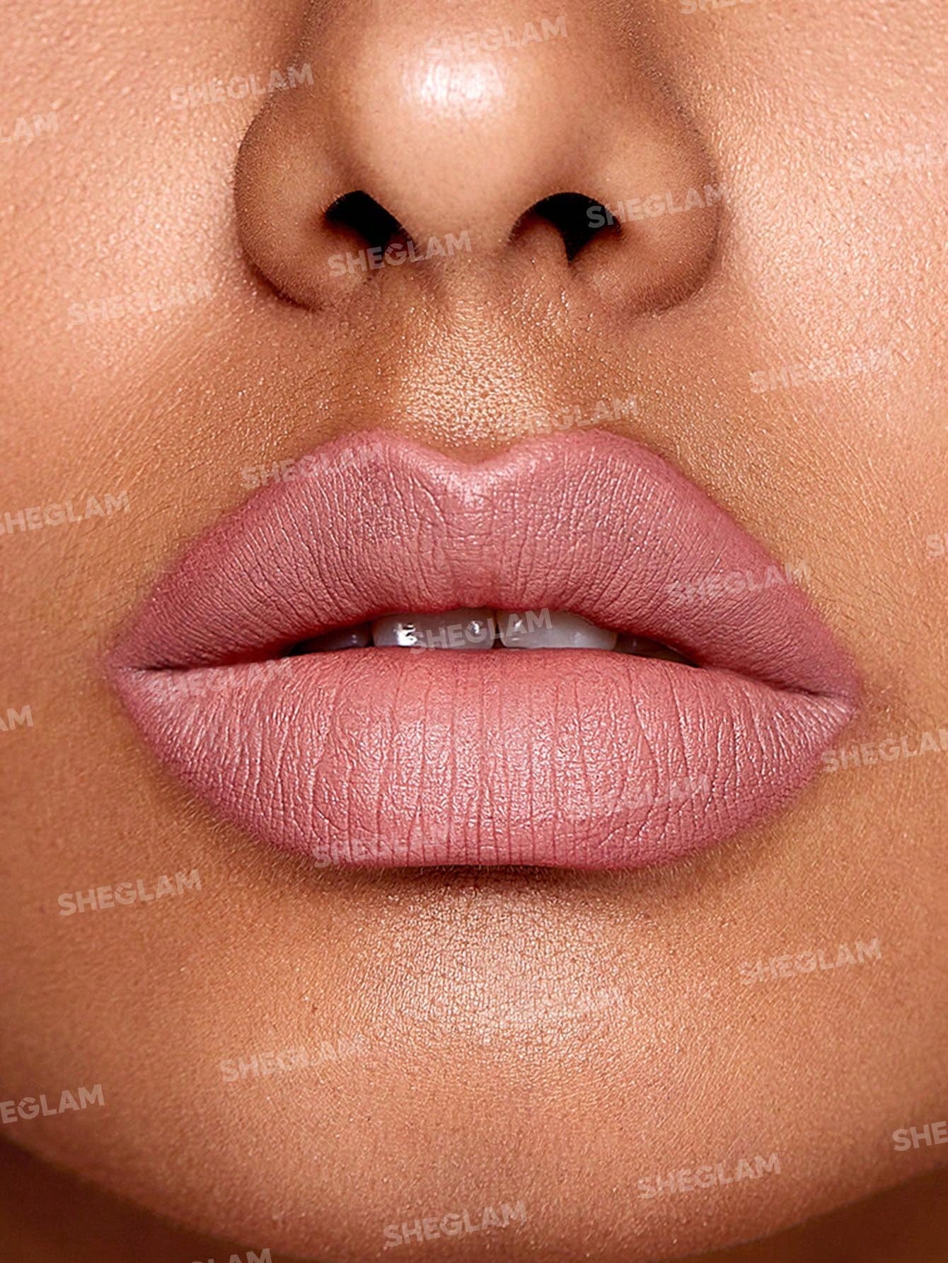 SHEGLAM Glam 101 Lipstick & Liner Duo-Deep Caramel 2-In-1 Matte Dual-Ended Lip Liner Lipstick Pencil Highly Pigmented Long Lasting Smooth Easy To Wear Lip Makeup - Negative Apparel