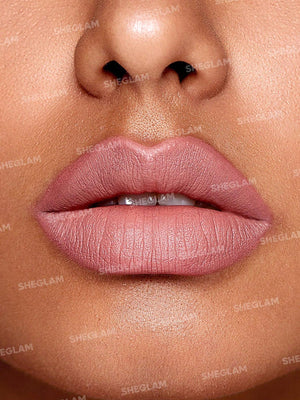 SHEGLAM Glam 101 Lipstick & Liner Duo-Deep Caramel 2-In-1 Matte Dual-Ended Lip Liner Lipstick Pencil Highly Pigmented Long Lasting Smooth Easy To Wear Lip Makeup - Negative Apparel