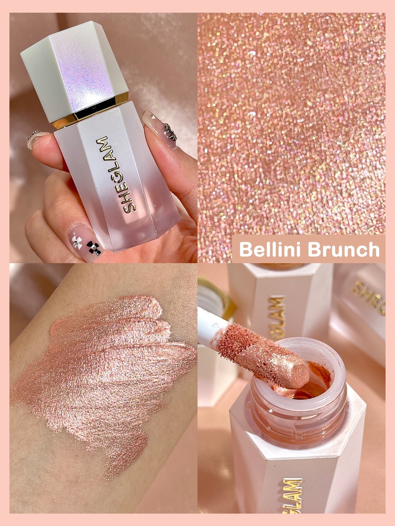 SHEGLAM Glow Bloom Liquid Highlighter - Negative Apparel