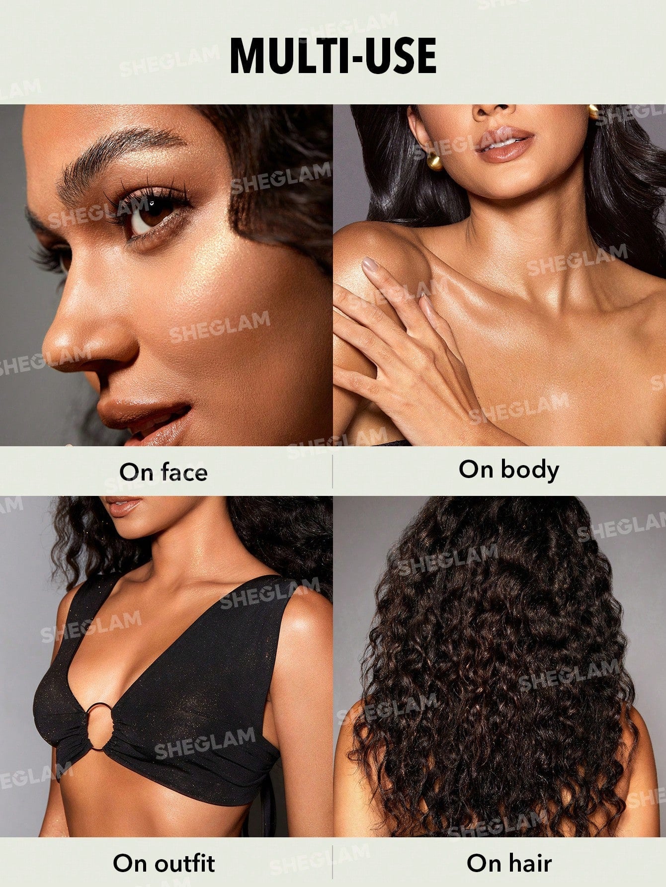 SHEGLAM Go Go Glow Highlighting Body Mist - Negative Apparel